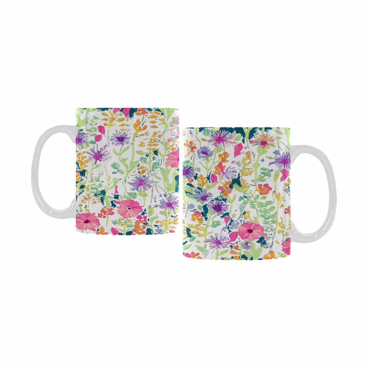 Quality Mug, coffee mug, tea cup, Set 1A, Mixed Floral design 53