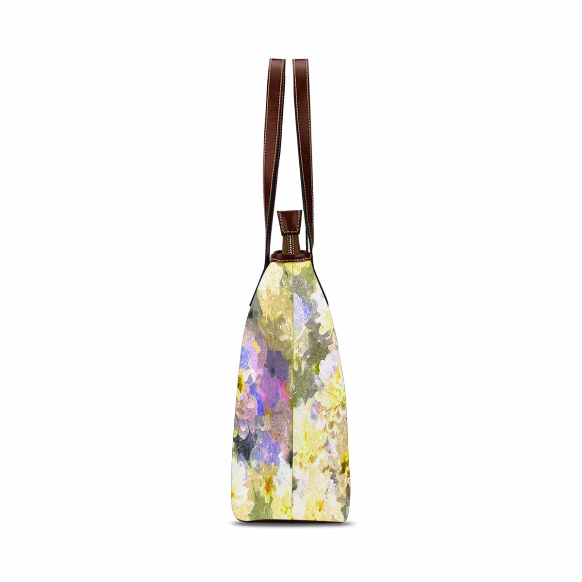 Classic Fabric handbag, watercolor floral, design 47