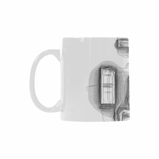 Quality Mug, coffee mug, tea cup, B & W Abstract, Set 1, design 68