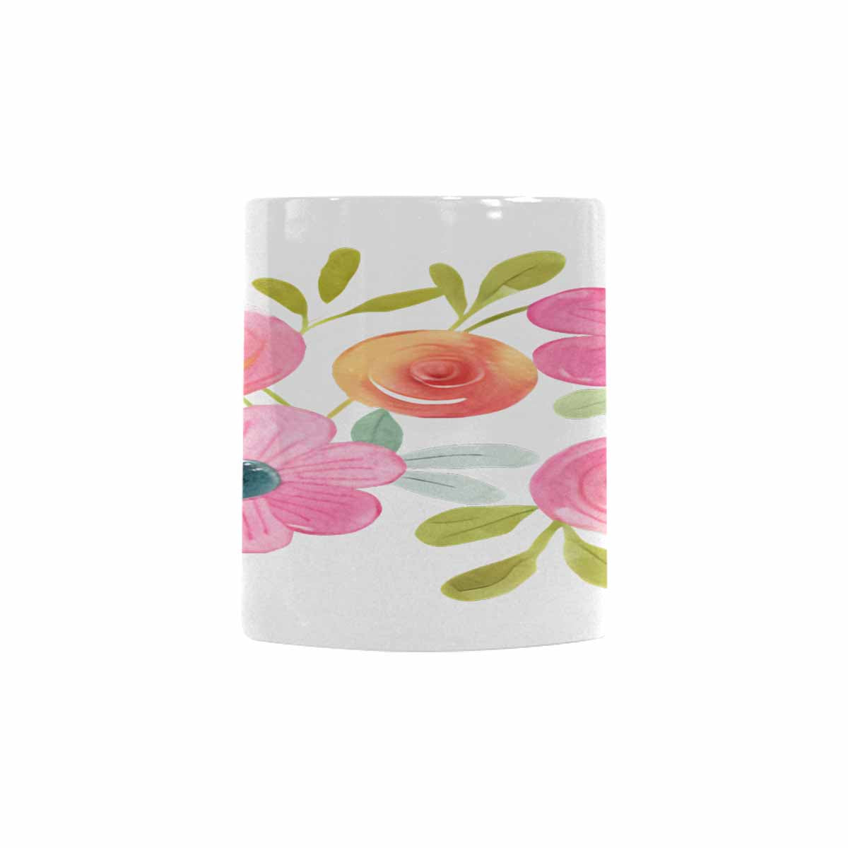 Quality Mug, coffee mug, tea cup, Bright florals, Set 2, design 41