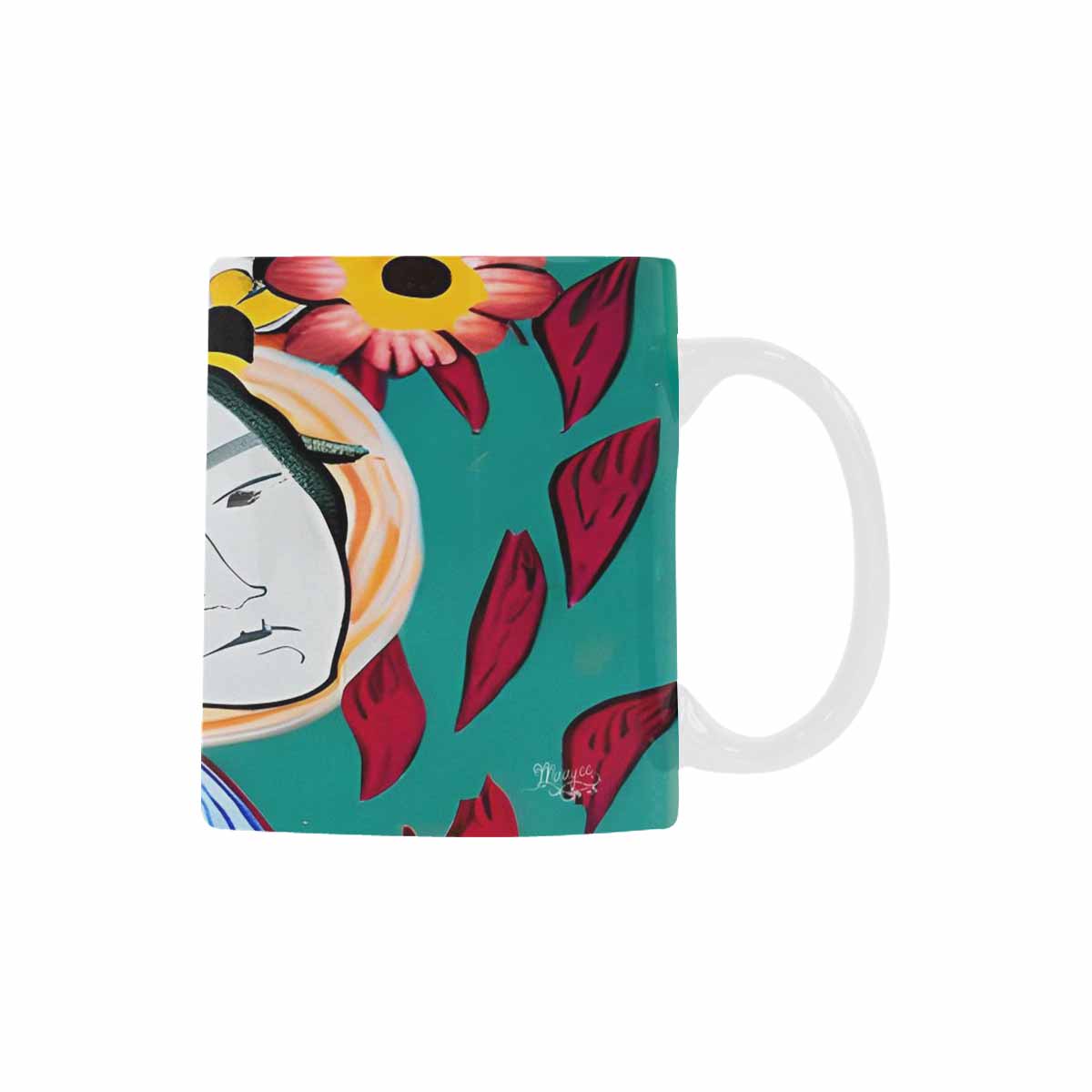 Quality Mug, coffee mug, tea cup, Asian Faces, Design 54