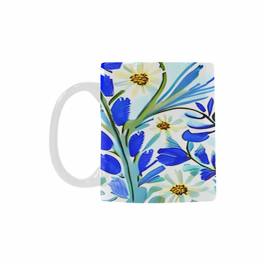 Quality Mug, coffee mug, tea cup, Bright florals, Set 1, Design 12