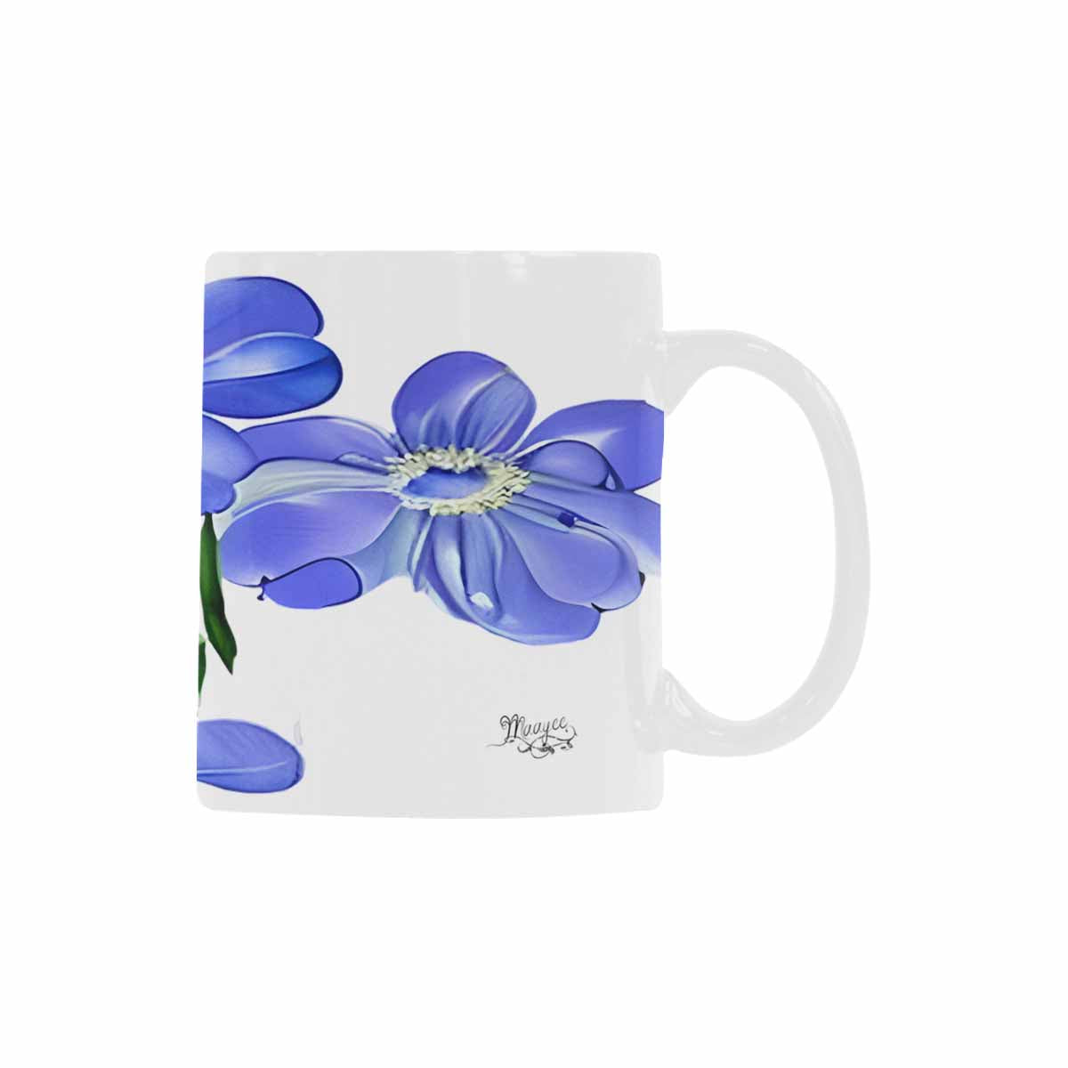 Quality Mug, coffee mug, tea cup, Bright florals, Set 1A, Design 86