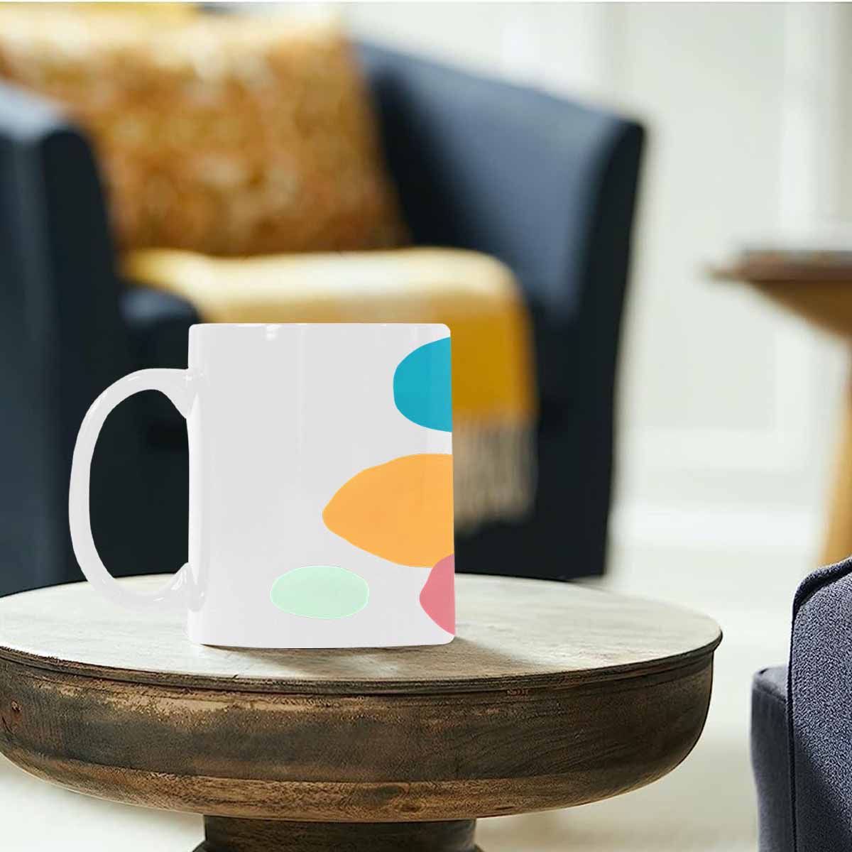 Quality Mug, coffee mug, tea cup, Bold Abstract, Set 1, design 116