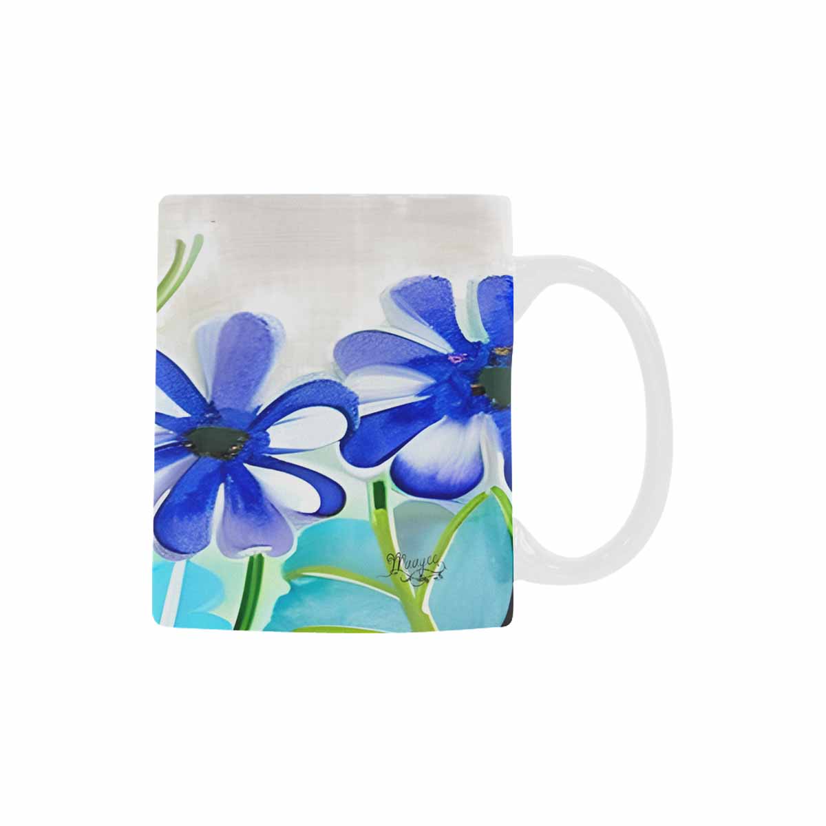 Quality Mug, coffee mug, tea cup, Bright florals, Set 1A, Design 60