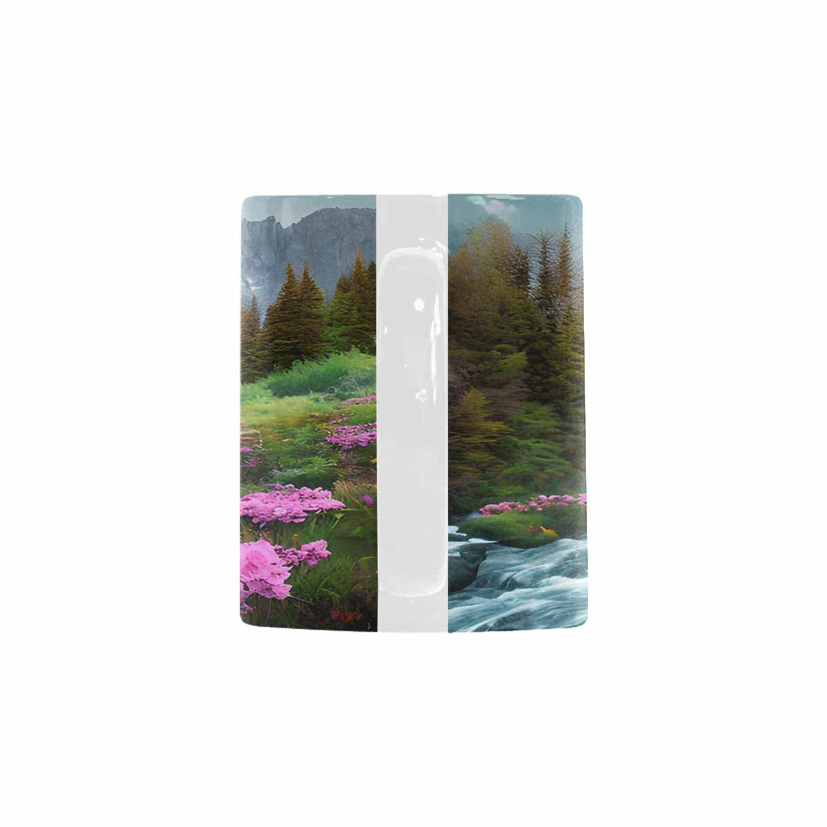 Rivers & Mountains Landscape mugs, set 1 design 24