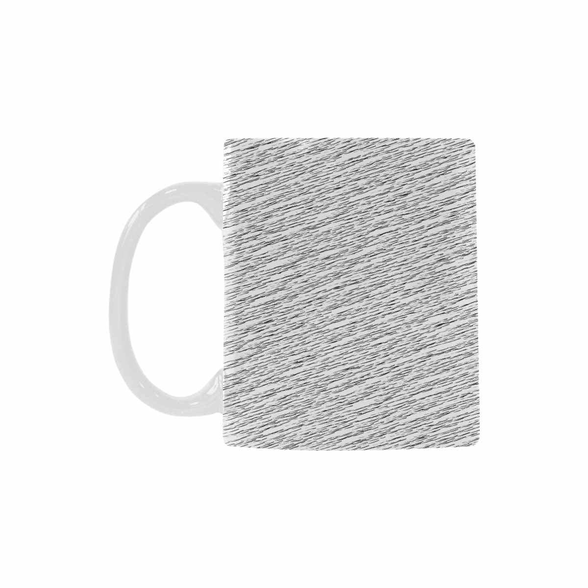 Quality Mug, coffee mug, tea cup, B & W Abstract, Set 1, design 73