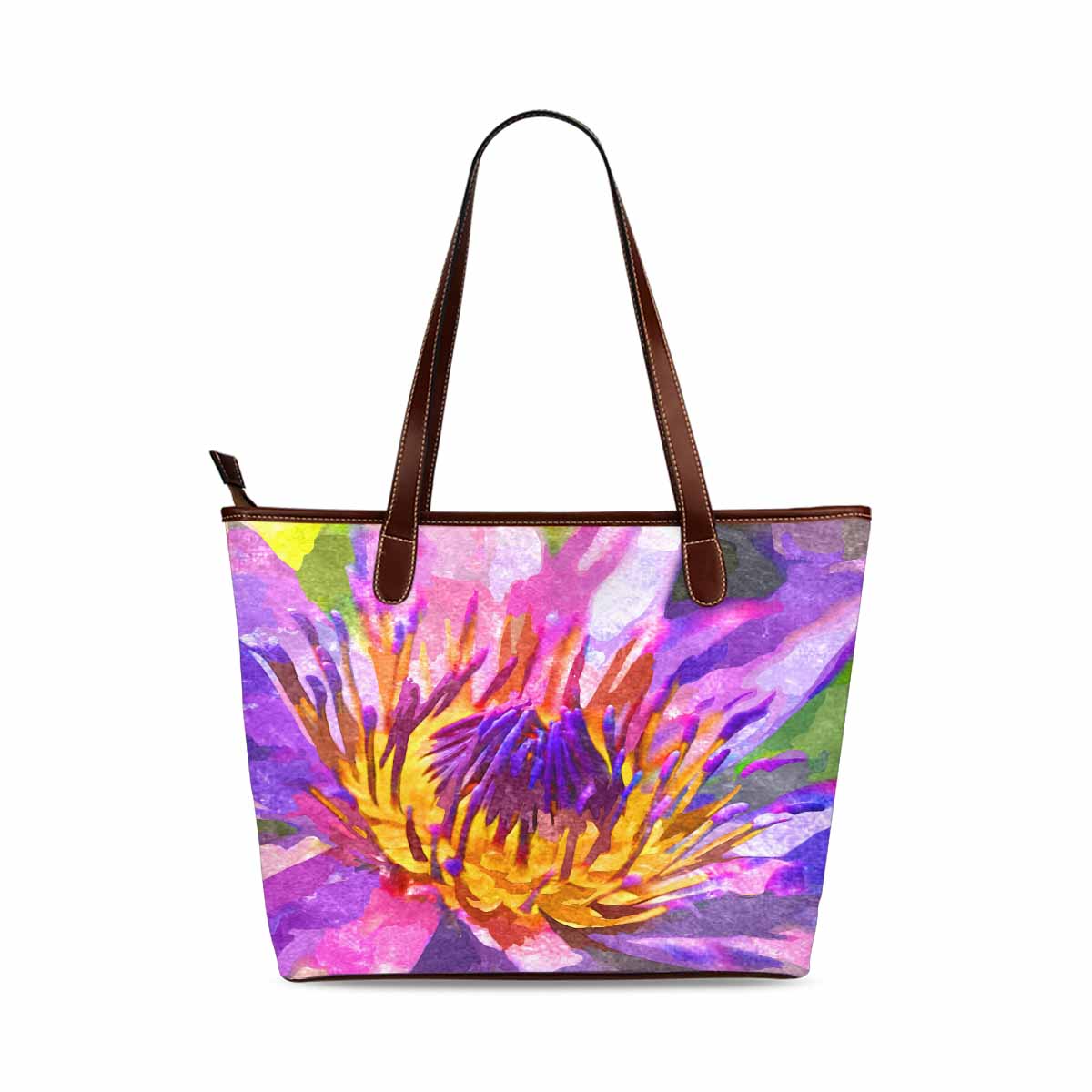 Classic Fabric handbag, watercolor floral, design 280