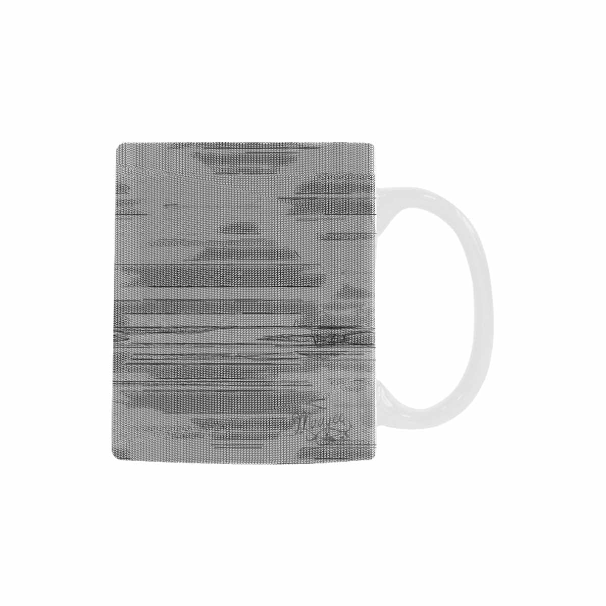 Quality Mug, coffee mug, tea cup, B & W Abstract, Set 1, design 159