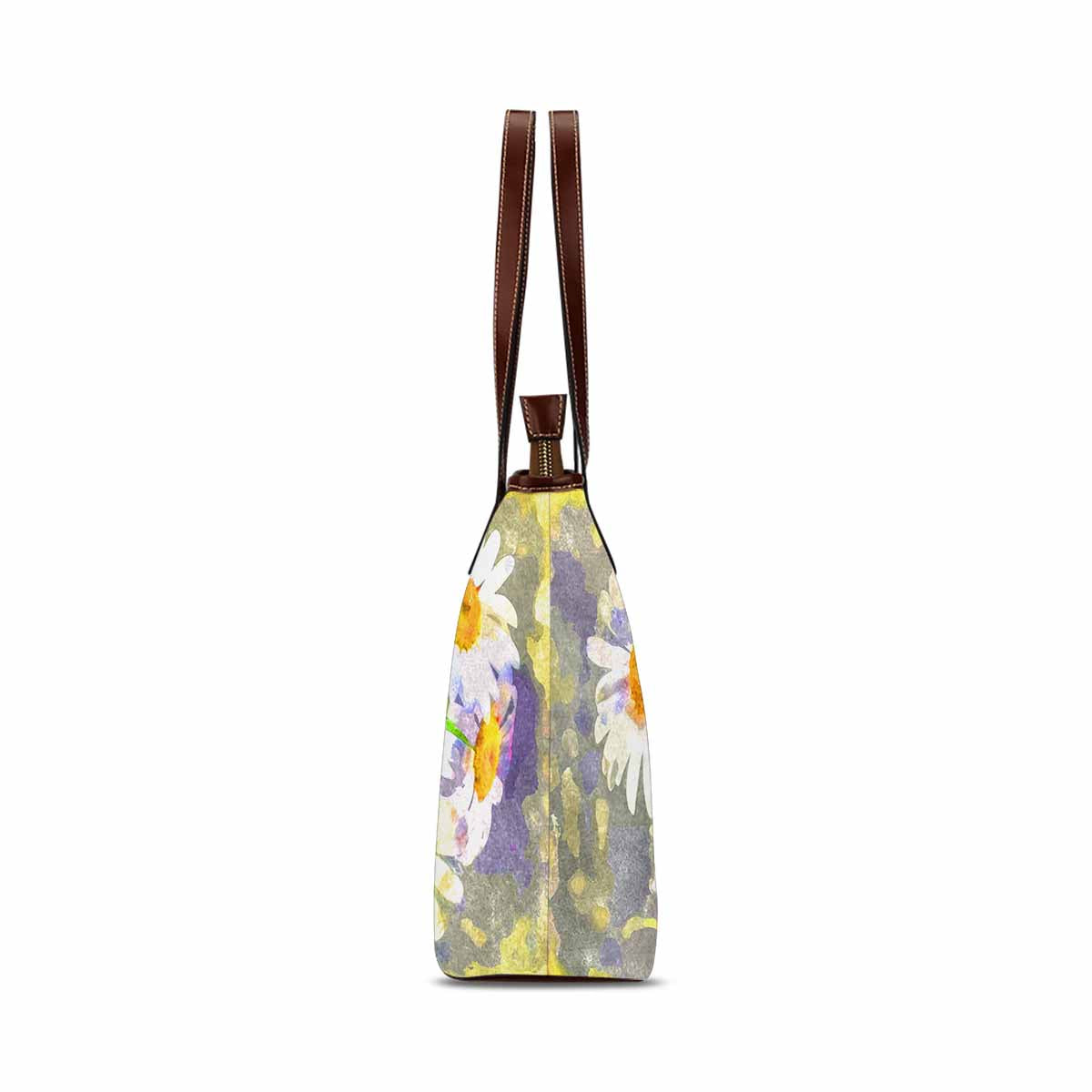 Classic Fabric handbag, watercolor floral, design 27