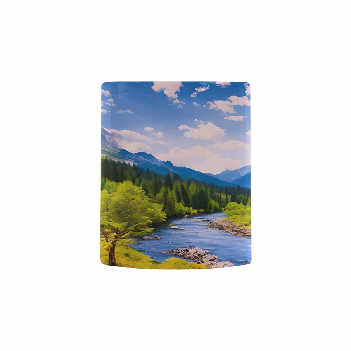 Rivers & Mountains Landscape mugs, set 1 design 17 (1)