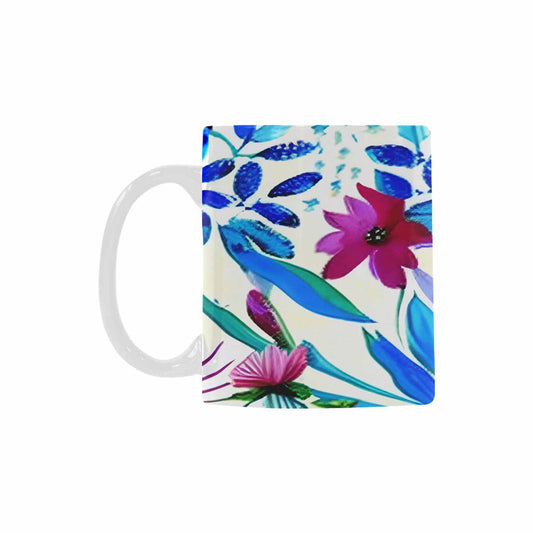 Quality Mug, coffee mug, tea cup, Bright florals, Set 1, Design 19
