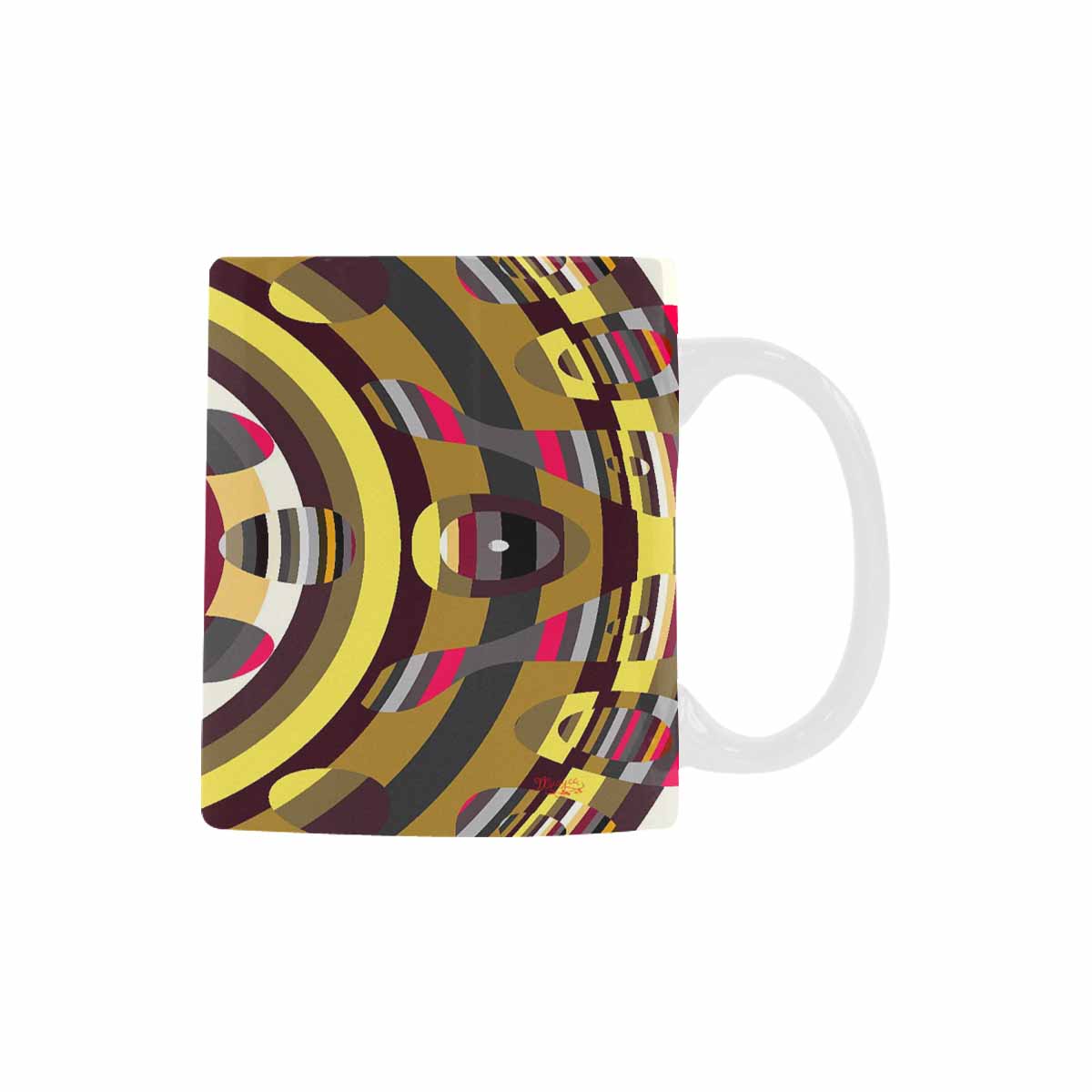 Unique Abstract design coffee mug, set 1, design 152