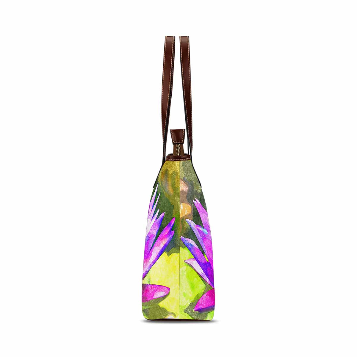 Classic Fabric handbag, watercolor floral, design 279