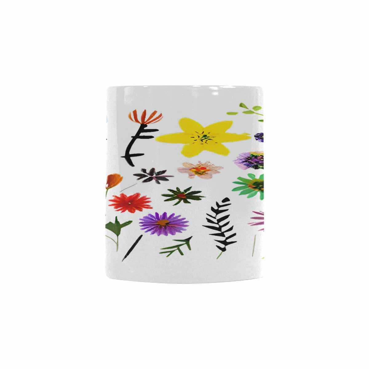 Quality Mug, coffee mug, tea cup, Bright florals, Set 2, design 73