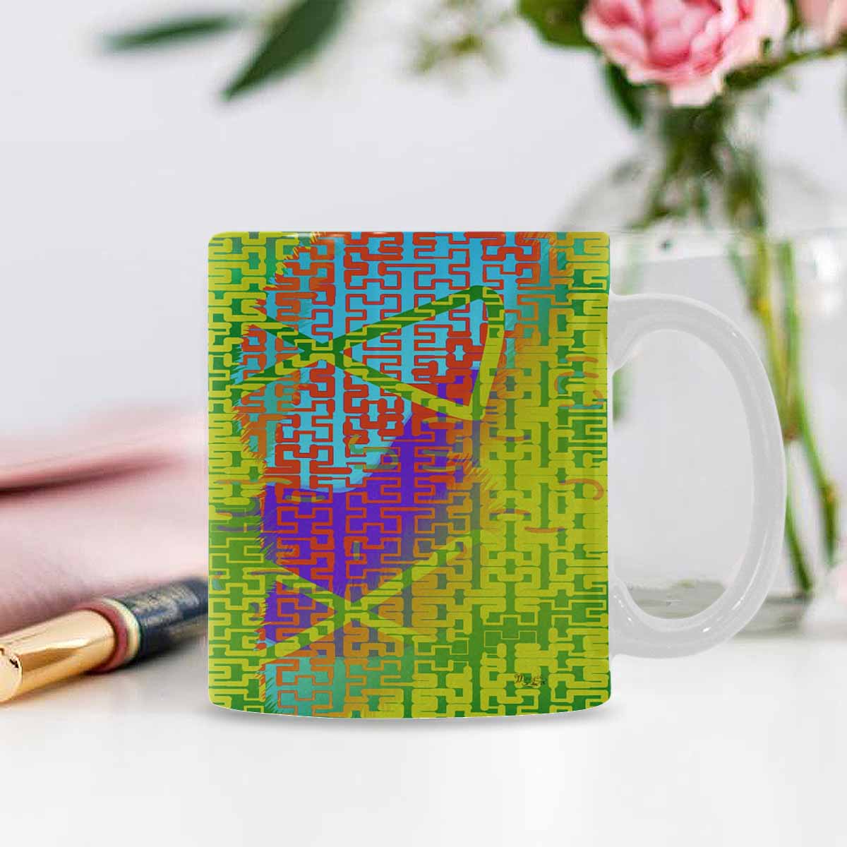 Unique Abstract design coffee mug, set 1, design 69