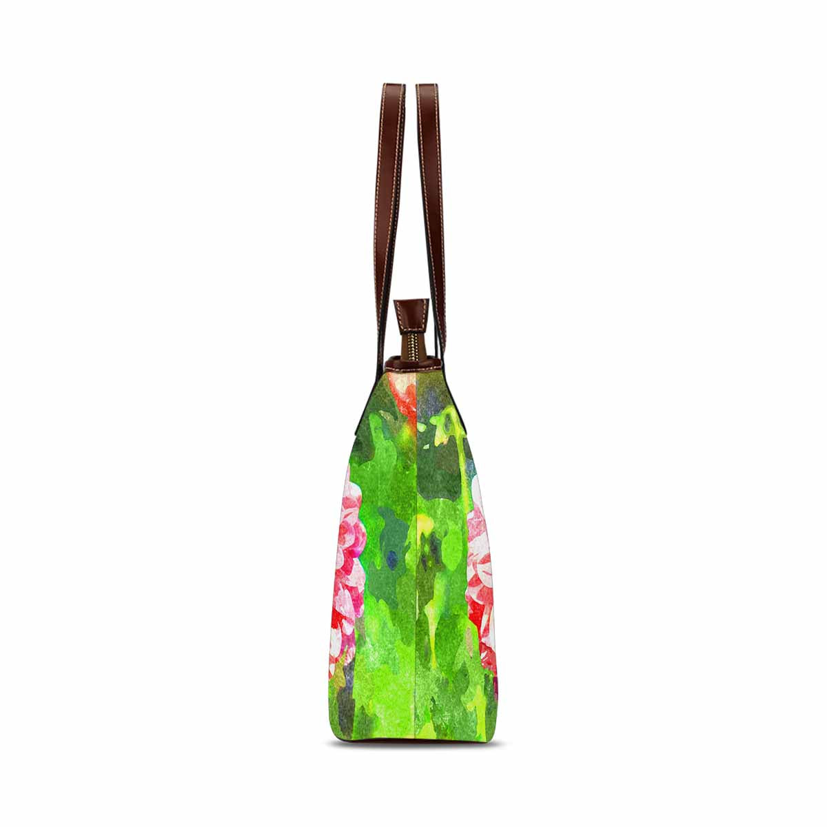 Classic Fabric handbag, watercolor floral, design 72