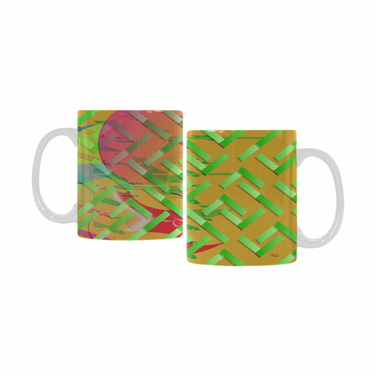 Unique Abstract design coffee mug, set 1, design 62