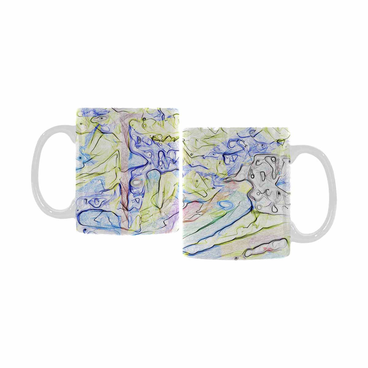Unique Abstract design coffee mug, set 1, design 134