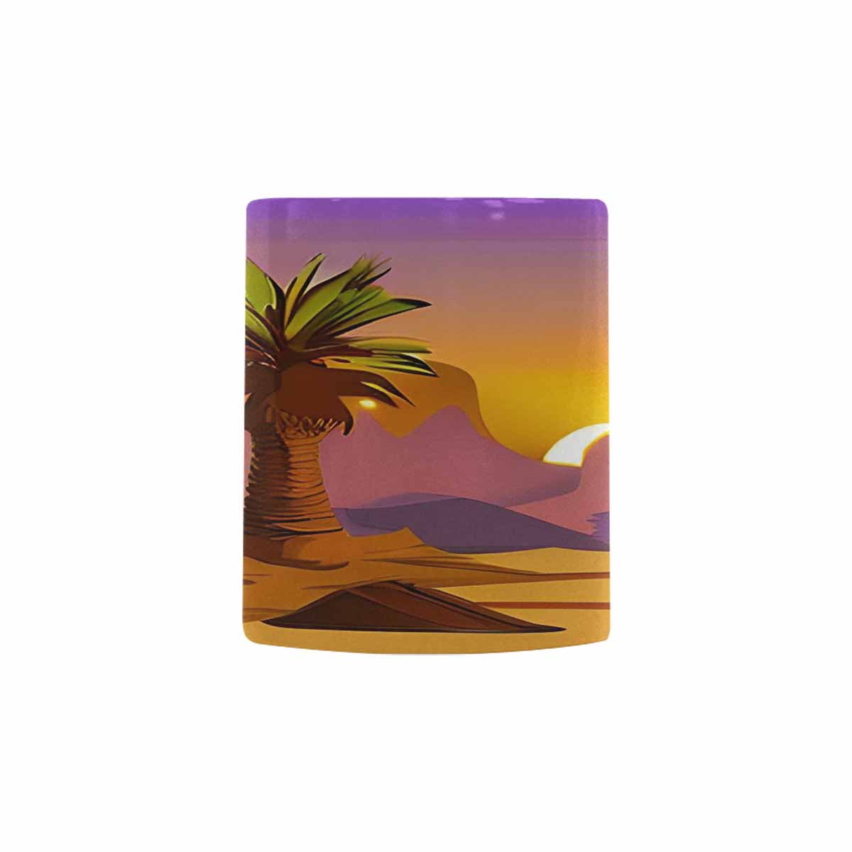 Coffee Mug, tea cup, desert scene, design 90