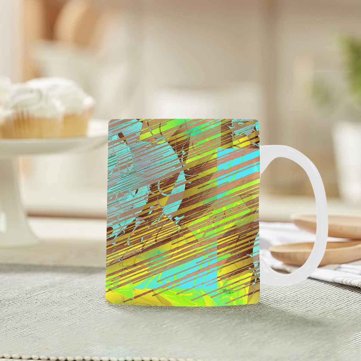 Unique Abstract design coffee mug, set 1, design 136