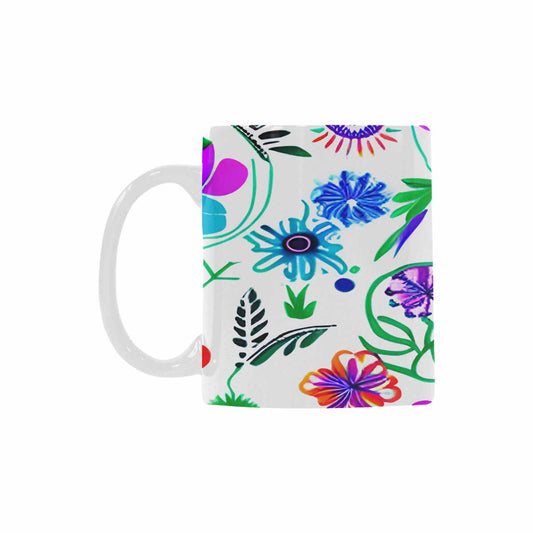 Quality Mug, coffee mug, tea cup, Bright florals, Set 1, Design 128