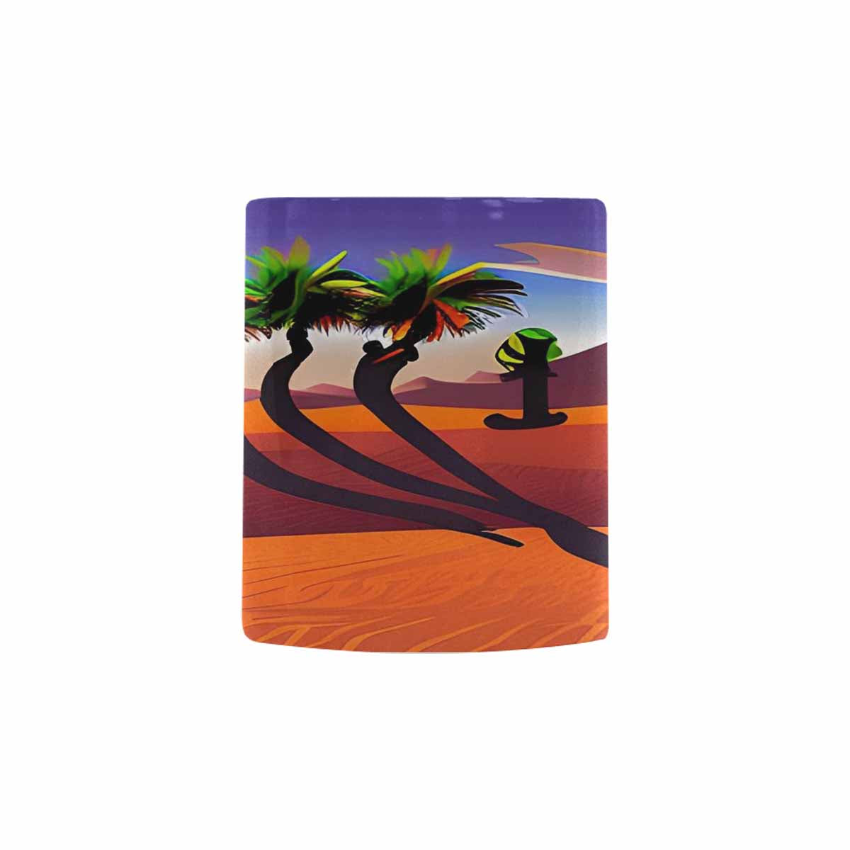 Coffee Mug, tea cup, desert scene, design 70