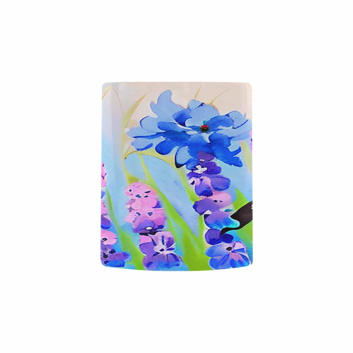 USA made Quality Mug, coffee mug, tea cup, Bright florals, Set 1, Design 95