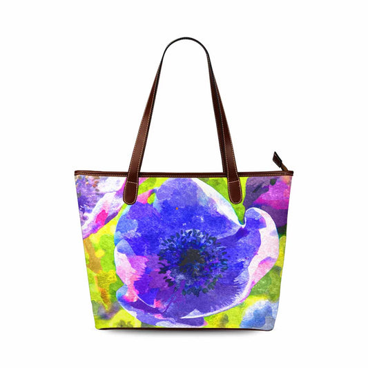 Classic Fabric handbag, watercolor floral, design 91