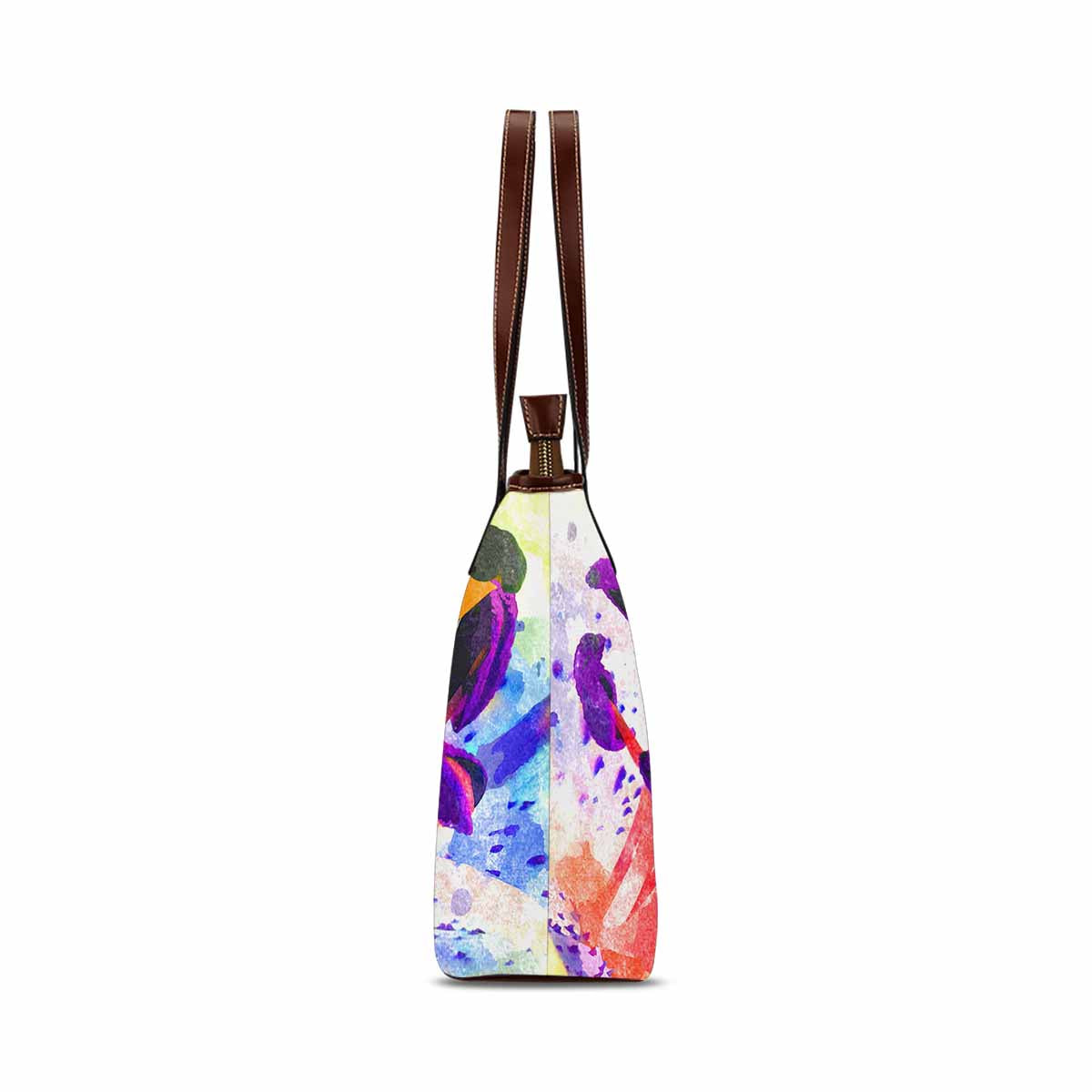 Classic Fabric handbag, watercolor floral, design 149