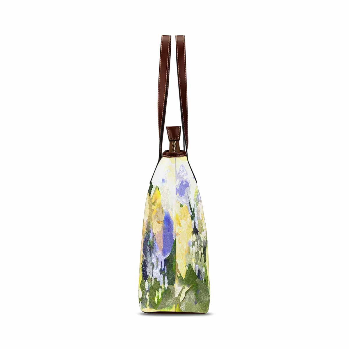 Classic Fabric handbag, watercolor floral, design 227