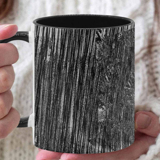 Coffee Mug, tea cup, black core, abstract, design 30