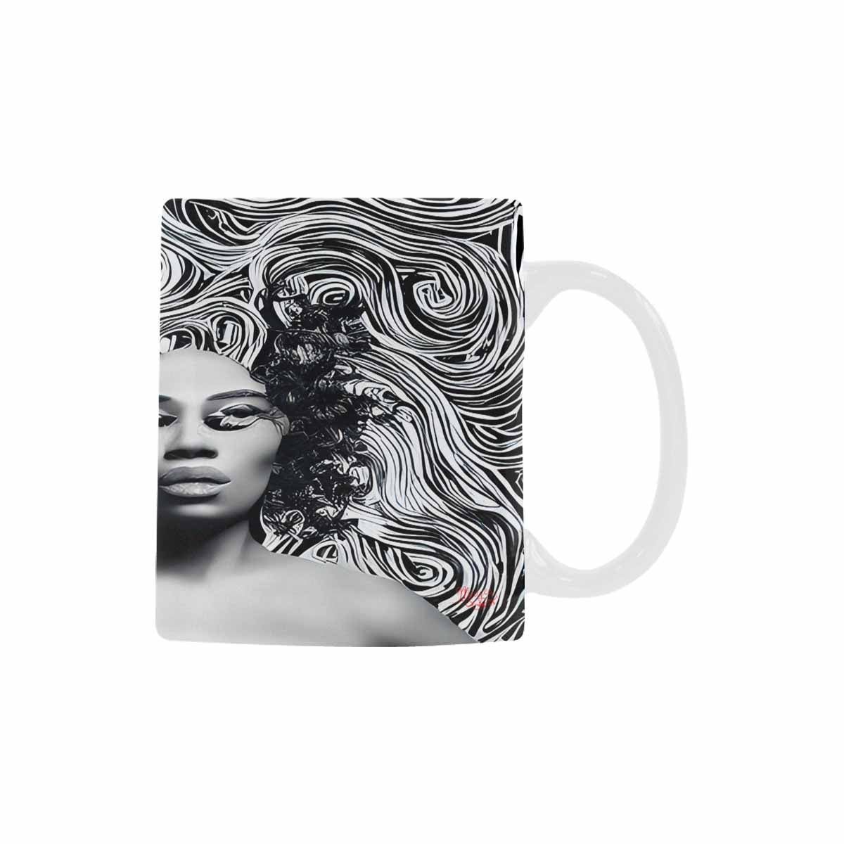 Quality Mug, coffee mug, tea cup, Black Faces, Set 1, design 70