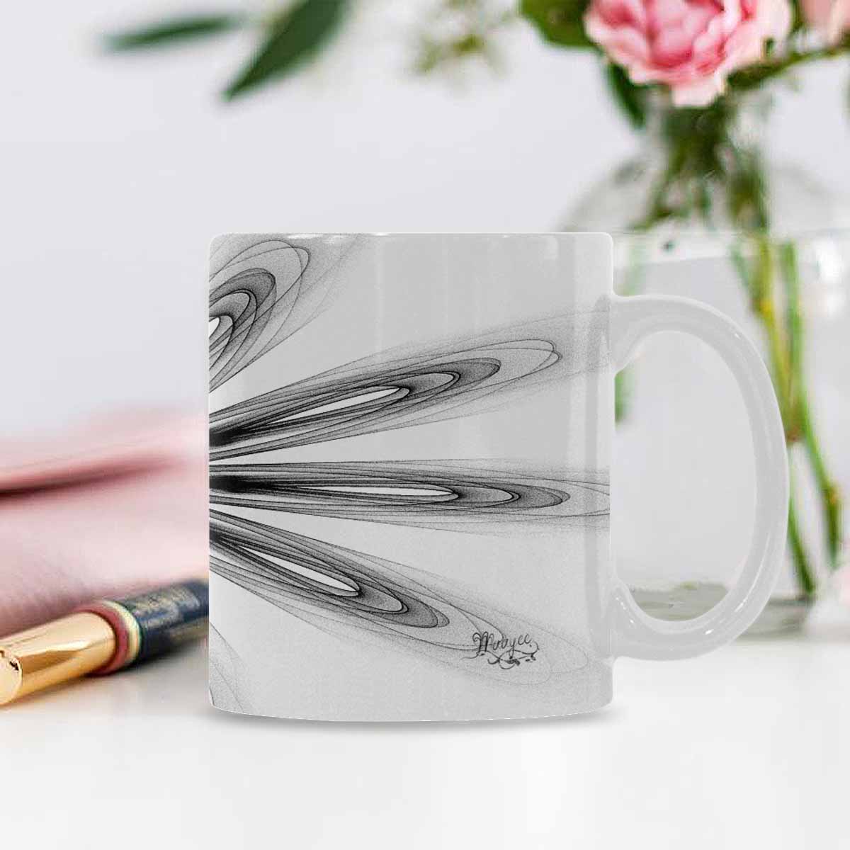 Quality Mug, coffee mug, tea cup, B & W Abstract, Set 1, design 127