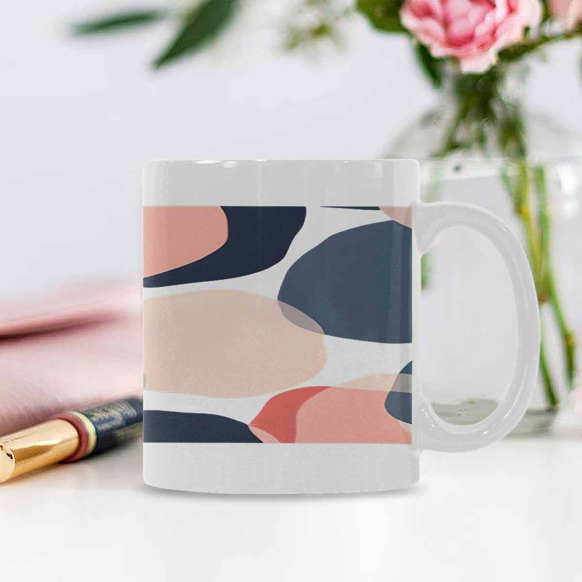 Quality Mug, coffee mug, tea cup, Bold Abstract, Set 1, design 73