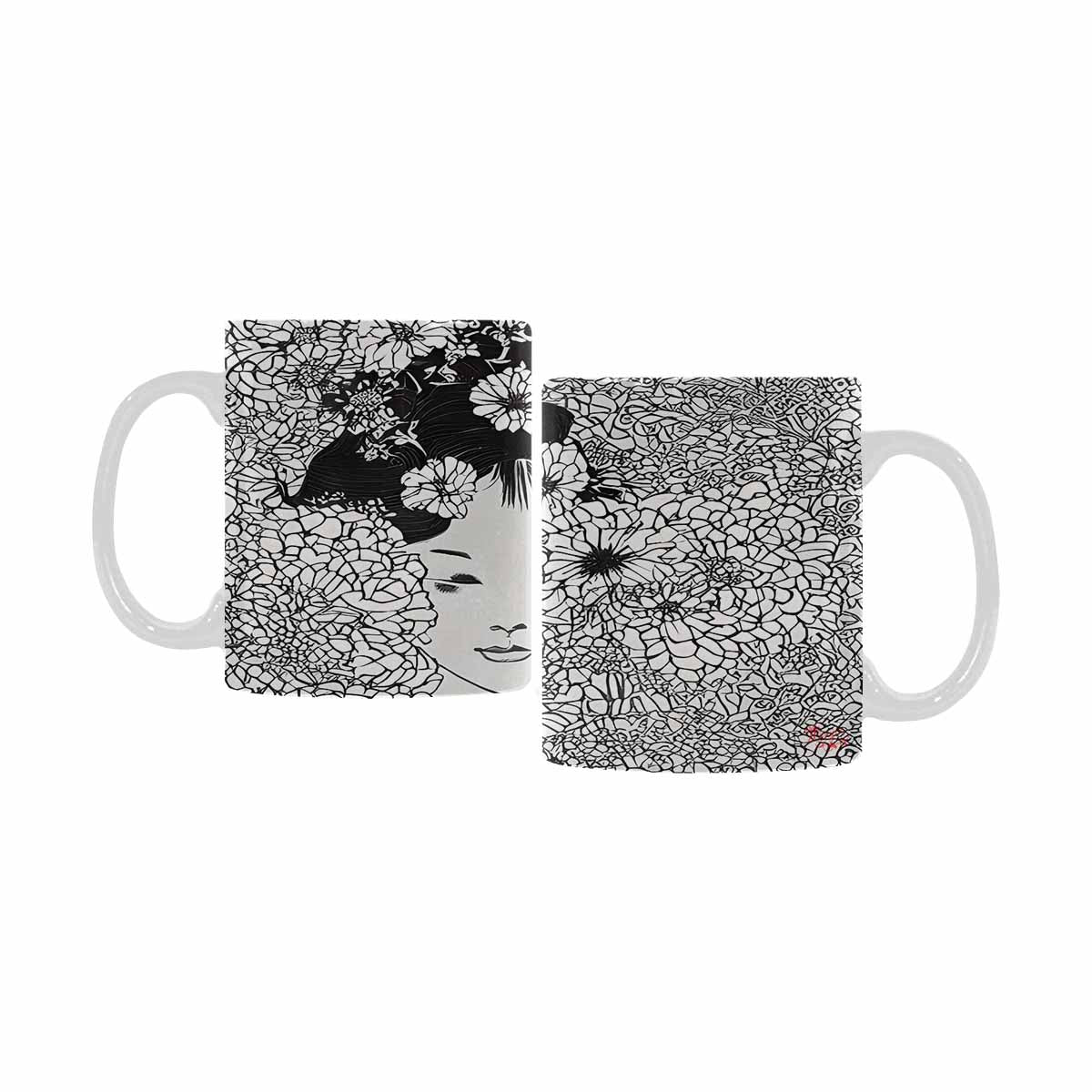 Quality Mug, coffee mug, tea cup, Asian Faces, Design 17