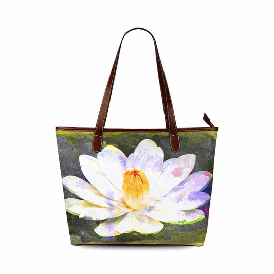 Classic Fabric handbag, watercolor floral, design 286