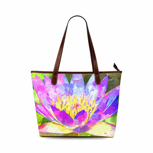 Classic Fabric handbag, watercolor floral, design 278