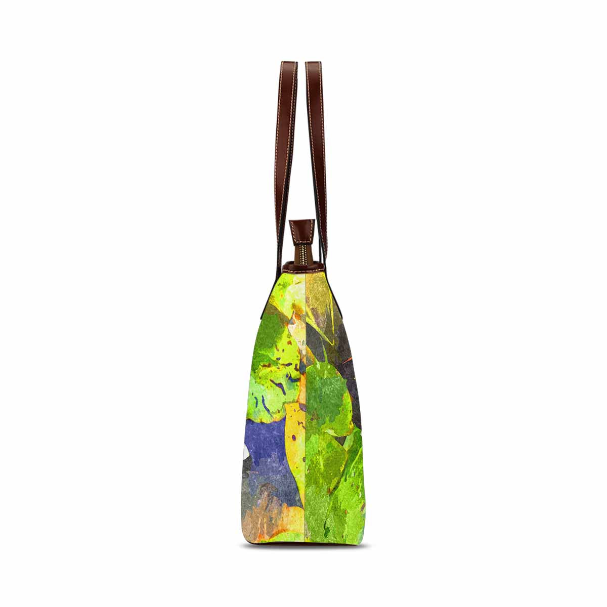 Classic Fabric handbag, watercolor floral, design 283