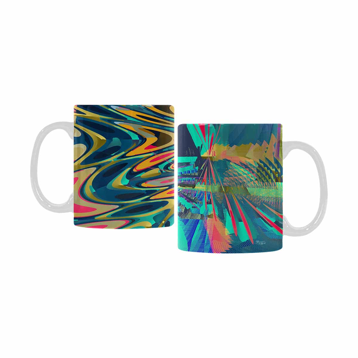 Unique Abstract design coffee mug, set 1, design 37