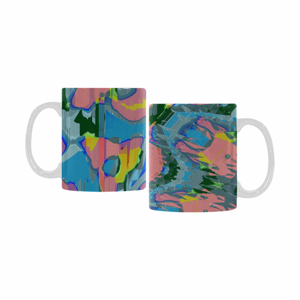 Unique Abstract design coffee mug, set 1, design 86