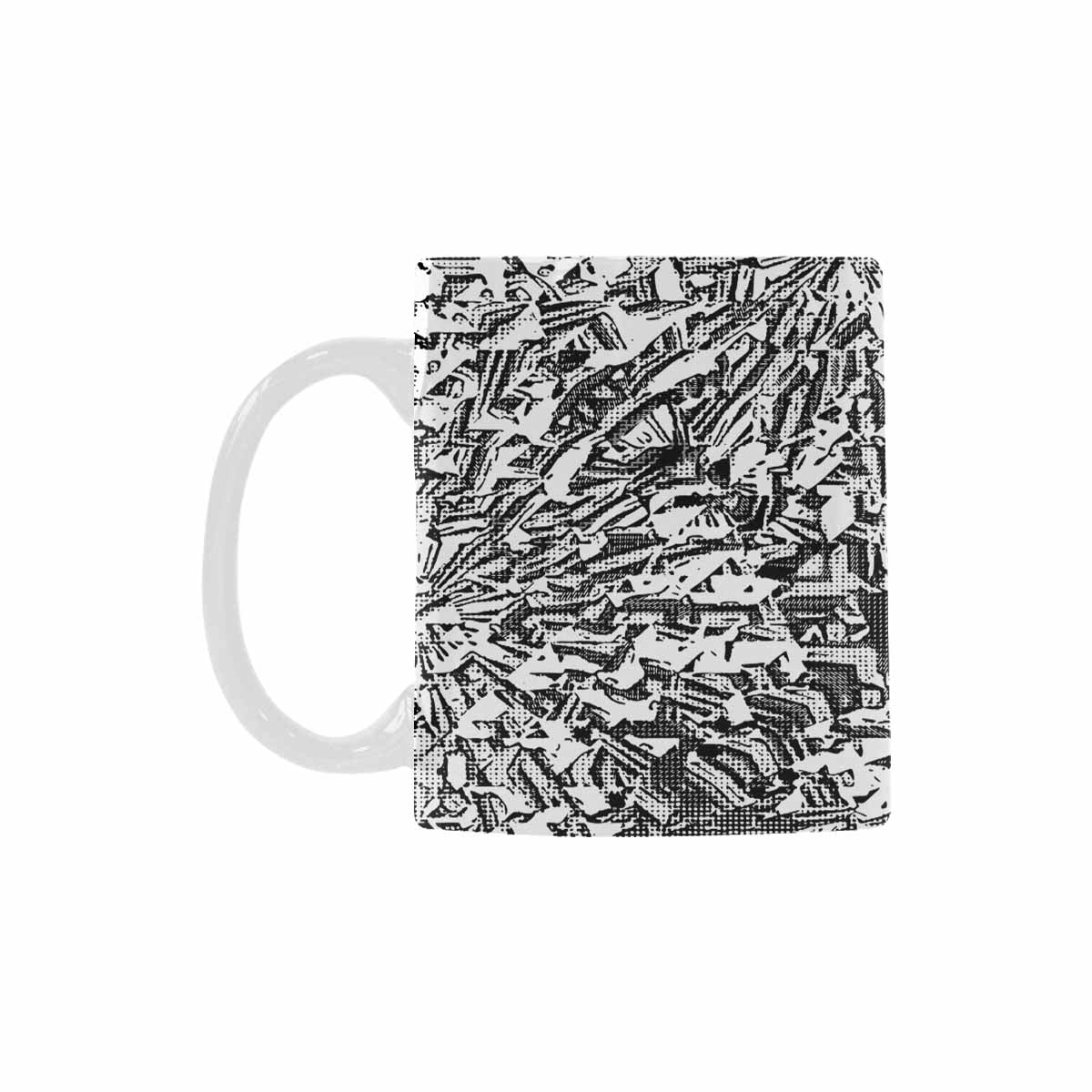 Quality Mug, coffee mug, tea cup, B & W Abstract, Set 1, design 149