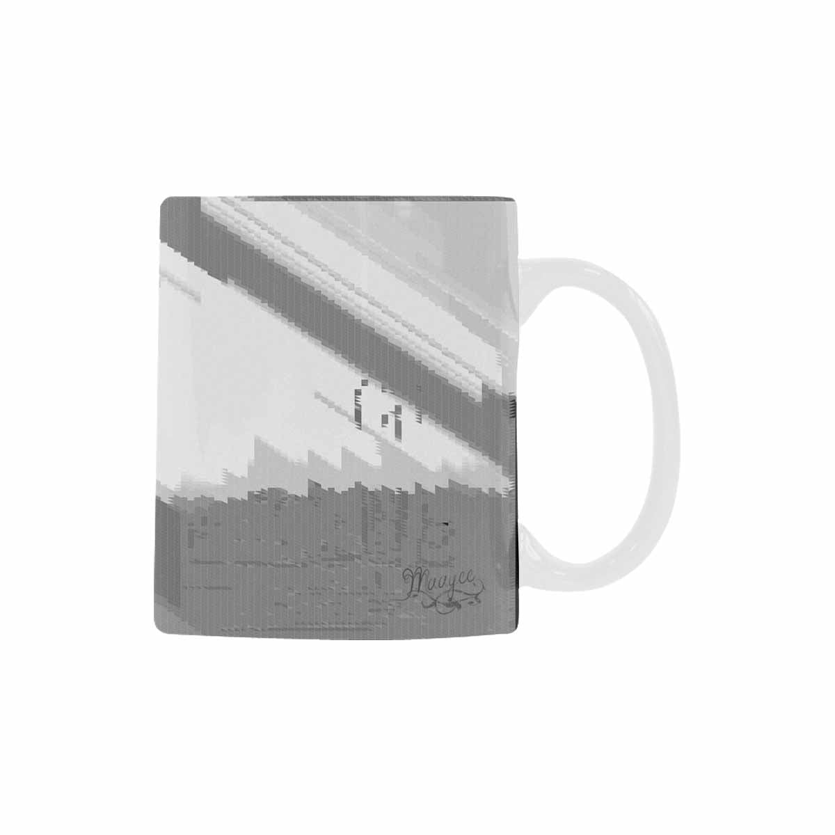 Quality Mug, coffee mug, tea cup, B & W Abstract, Set 1, design 112