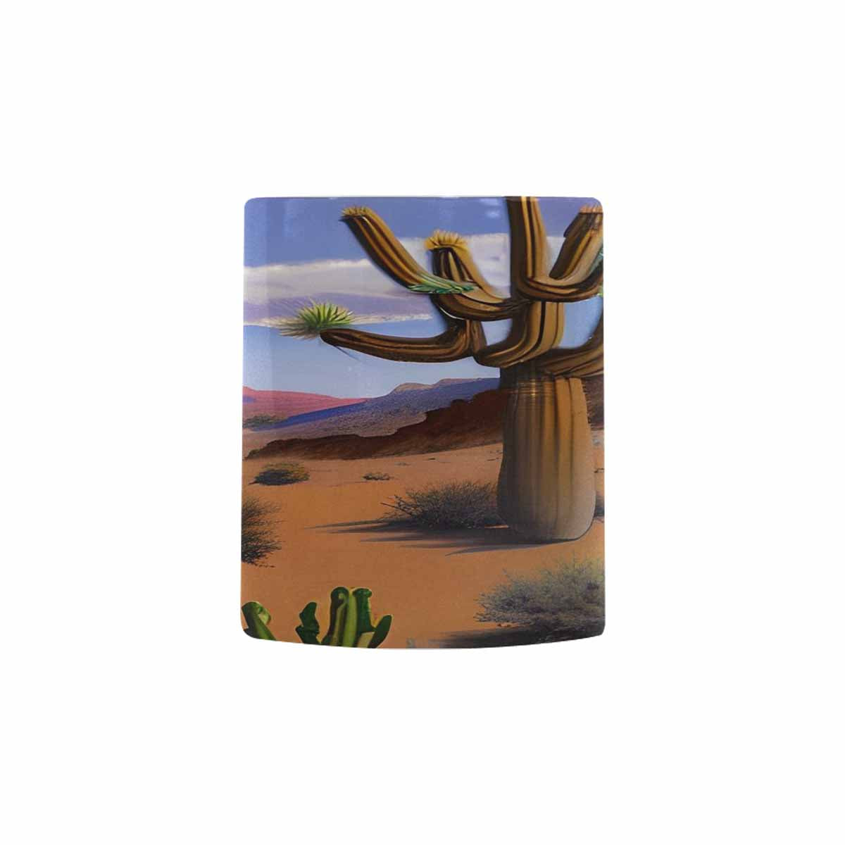 Coffee Mug, tea cup, desert scene, design 11