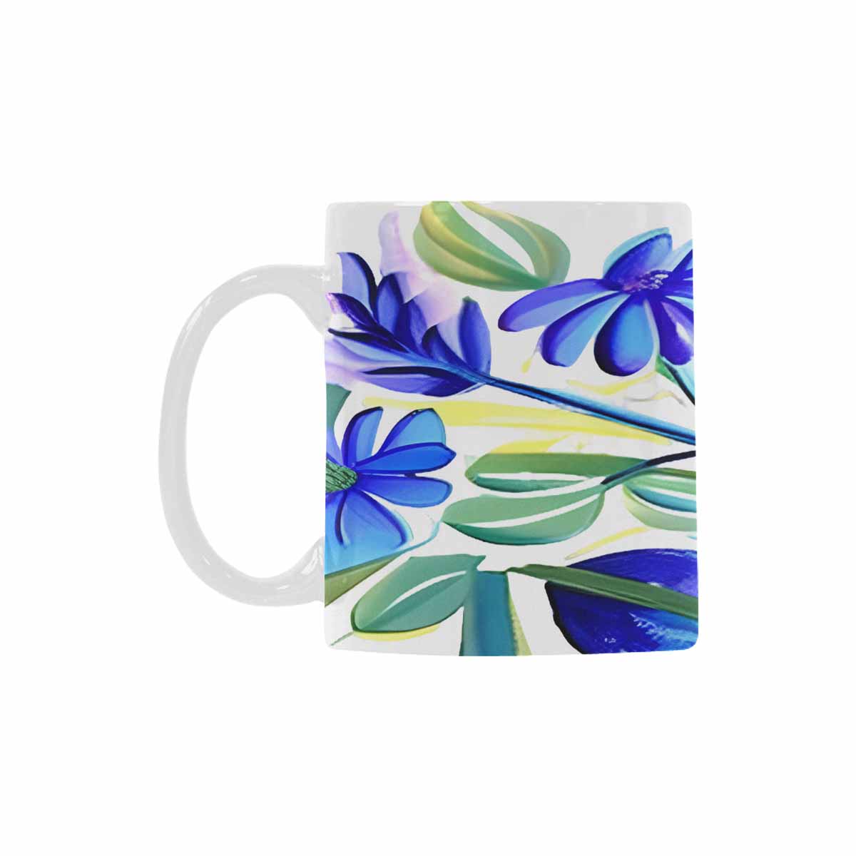 Quality Mug, coffee mug, tea cup, Bright florals, Set 1A, Design 58