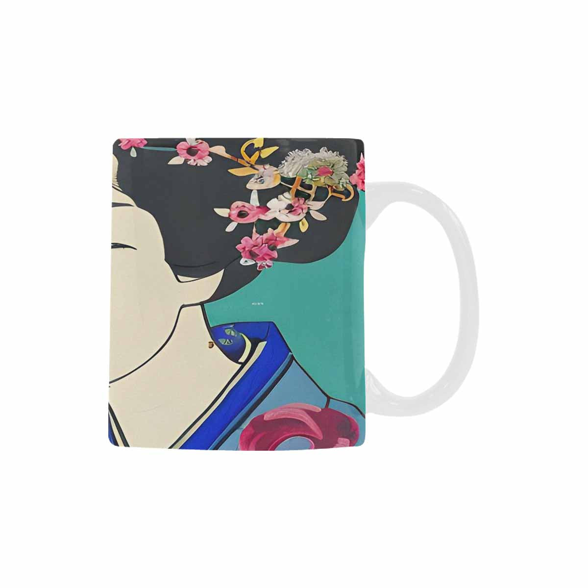 Quality Mug, coffee mug, tea cup, Asian Faces, Design 47