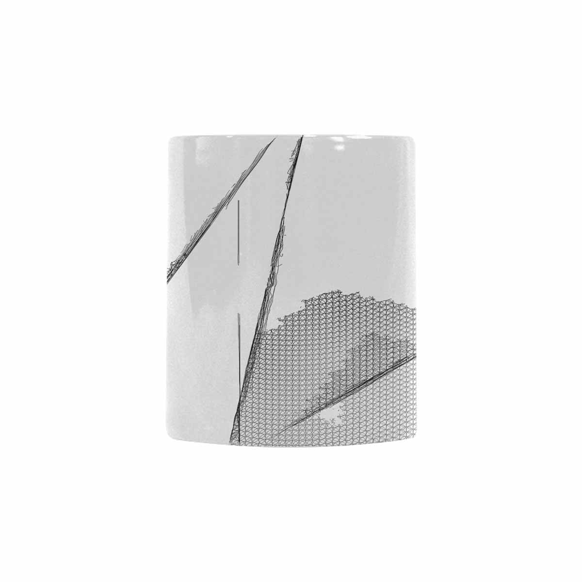 Quality Mug, coffee mug, tea cup, B & W Abstract, Set 1, design 90