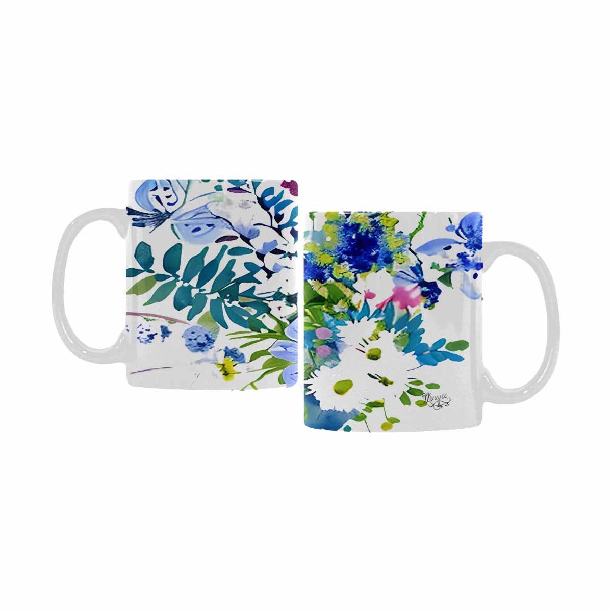 Quality Mug, coffee mug, tea cup, Bright florals, Set 1A, Design 31