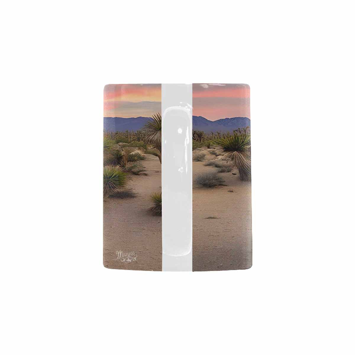 Coffee Mug, tea cup, desert scene, design 79