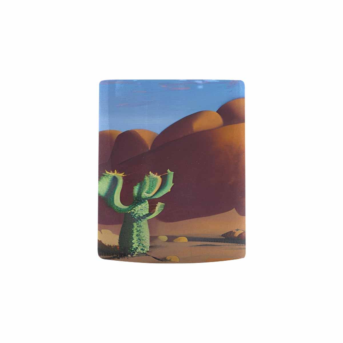 Coffee Mug, tea cup, desert scene, design 26